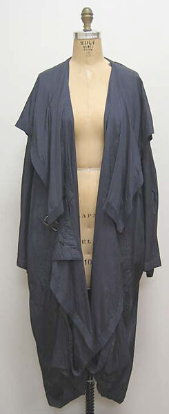 "Pocketable Raincoat", Miyake Design Studio (Japanese, founded 1970), nylon, cotton, plastic, metal, Japanese 