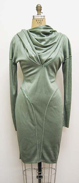 Dress, Azzedine Alaïa (French (born Tunisia), Tunis 1935–2017 Paris), synthetic, French