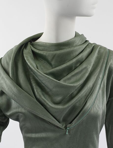 Dress, Azzedine Alaïa (French (born Tunisia), Tunis 1935–2017 Paris), synthetic, French