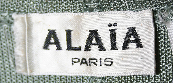 Dress, Azzedine Alaïa (French (born Tunisia), Tunis 1935–2017 Paris), synthetic, French