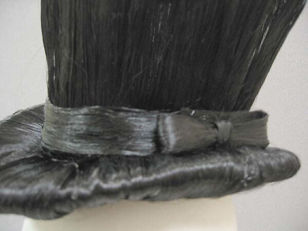 Hat, Gaultier Paris (French, founded 1997), human hair, silk, cotton, metal, French