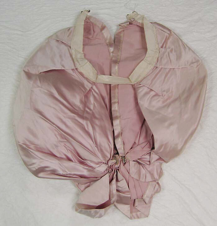 Court presentation ensemble, House of Worth (French, 1858–1956), (a) silk, metal, feathers, glass; (b–d) silk, metal; (e, f) silk; (g) feathers, silk, metal; (h–l) silk, metal, French