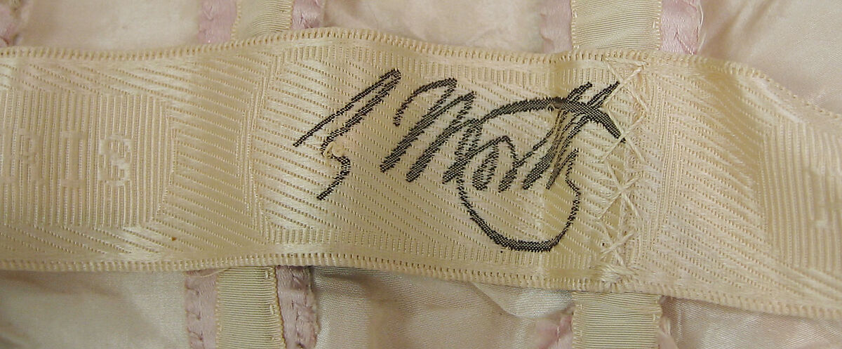 Court presentation ensemble, House of Worth (French, 1858–1956), (a) silk, metal, feathers, glass; (b–d) silk, metal; (e, f) silk; (g) feathers, silk, metal; (h–l) silk, metal, French