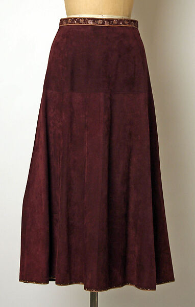 Ensemble, Roberto Cavalli (Italian, 1940–2024), leather, plastic, metal, Italian