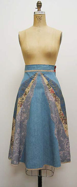 Ensemble, Roberto Cavalli (Italian, 1940–2024), cotton, wool, leather, metal, Italian