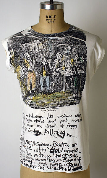 "Cruikshank" shirt, Vivienne Westwood (British, 1941–2022) and, (c) cotton, British 