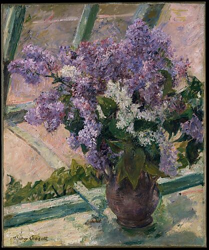 Lilacs in a Window (Vase de Lilas a la Fenetre)