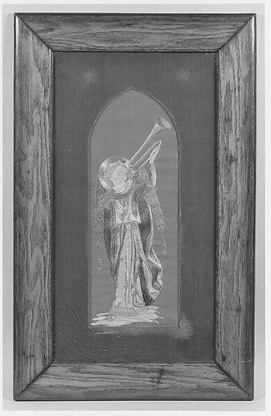 Embroidered Picture, Florence Satterlee (American, 1862–1929), Silk embroidered with silk and metallic threads, American