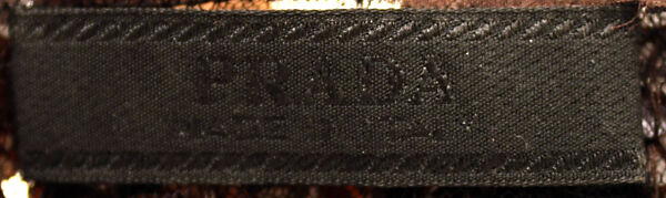 Dress, Prada (Italian, founded 1913), silk, synthetic, Italian