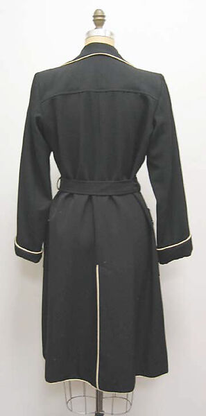 Coat, Yves Saint Laurent (French, founded 1961), wool, silk, synthetic, French