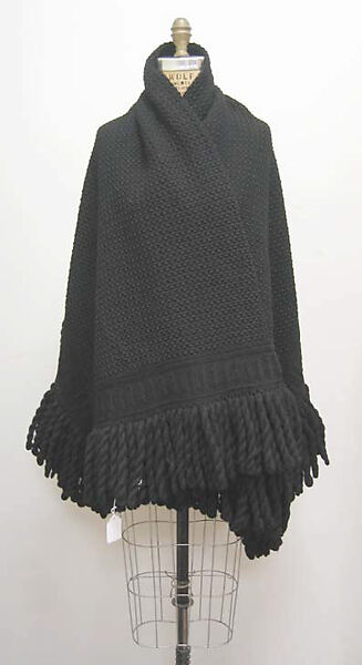 Shawl, House of Balenciaga (French, founded 1937), wool, French 