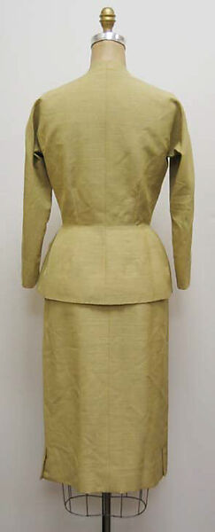 Suit, Madeleine de Rauch, (a) wool, silk, shell, French