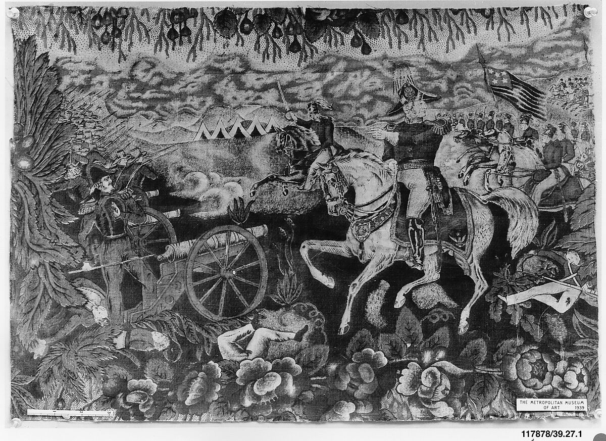 Piece, Cotton, printed, American