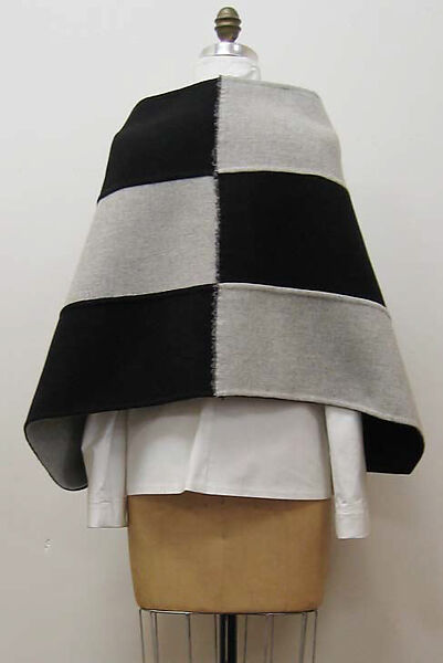 Ensemble, Yeohlee Teng (American, born Malaysia, 1951), (a, c) wool; (b) cotton, synthetic, American