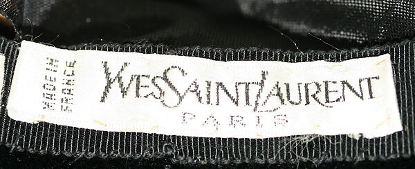 Hat, Yves Saint Laurent (French, founded 1961), straw, silk, linen, synthetic, plastic, French