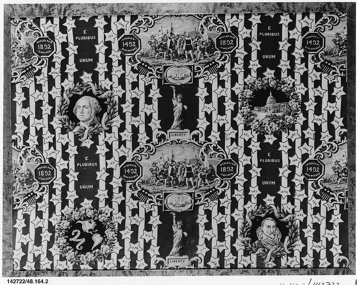 Piece, Cotton, printed, American