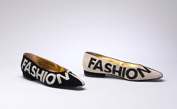 Shoes, House of Moschino (Italian, founded 1983), leather, Italian 