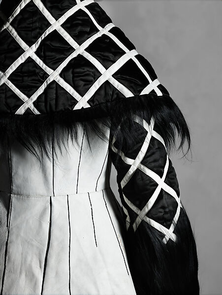 Ensemble, Attributed to Wiener Werkstätte, (a) leather, silk, fur; (b) fur, Austrian