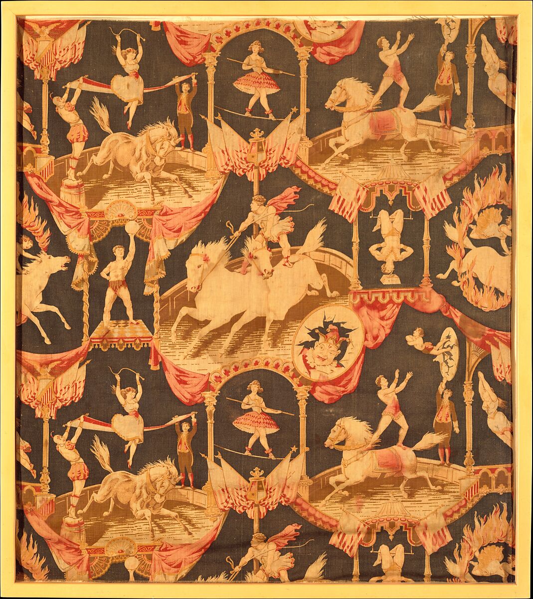 Piece, Cotton, printed, American