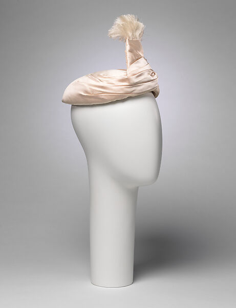 Hat, House of Balenciaga (French, founded 1937), silk, metal, French 