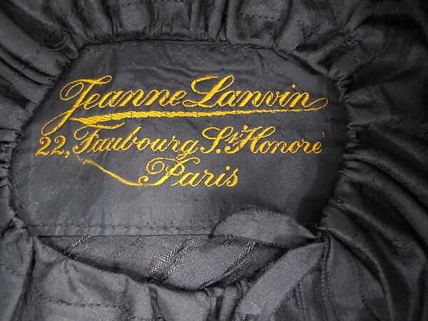 Hat, House of Lanvin (French, founded 1889), silk, fur, French