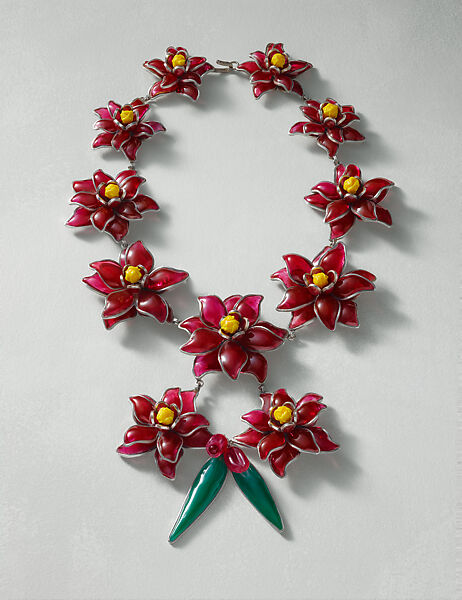 Necklace, House of Chanel (French, founded 1910), glass, metal, French 