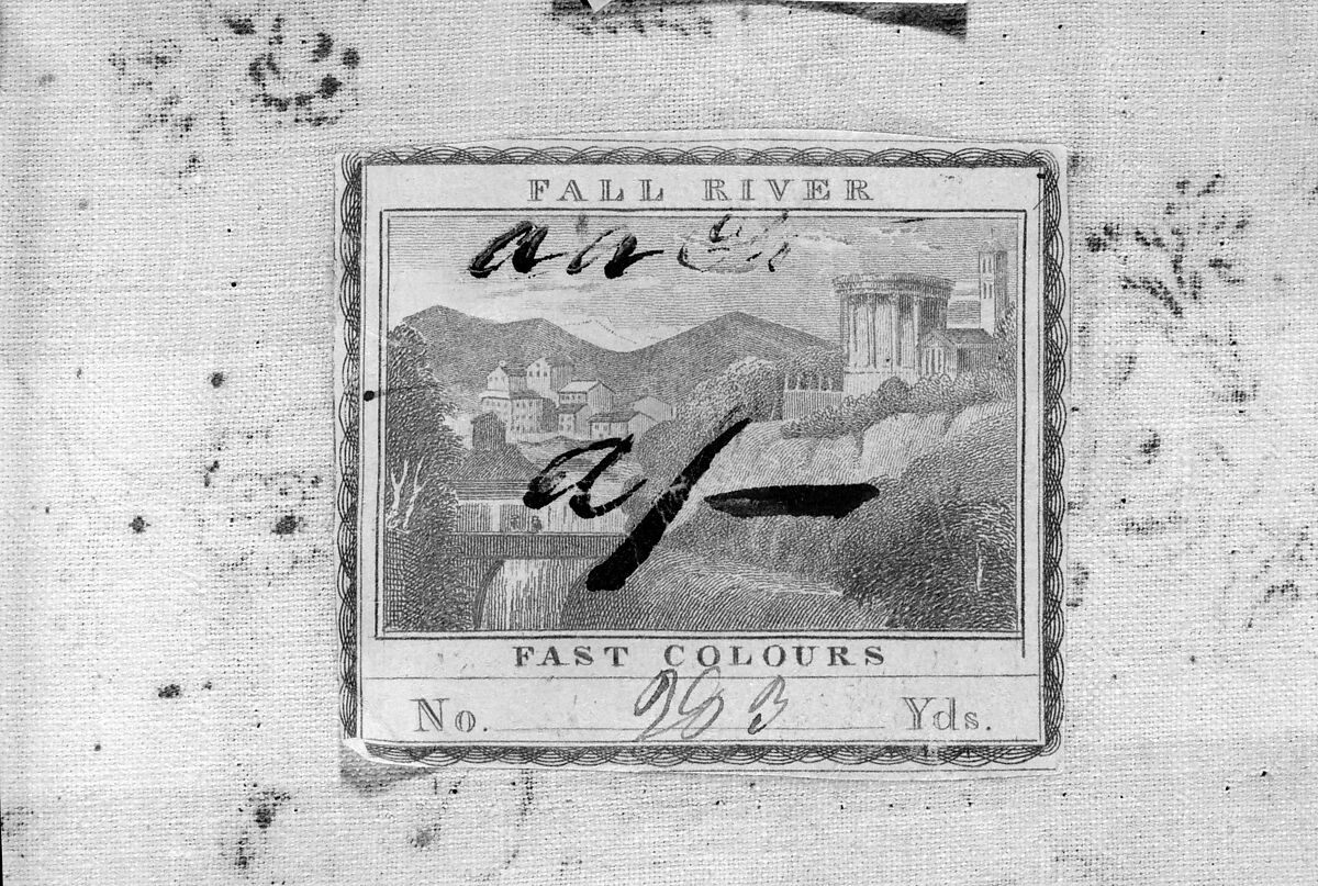 Printed Piece, Roller-printed cotton, American