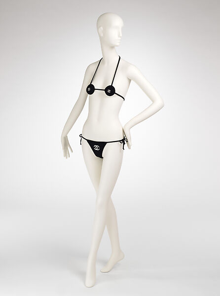 Bikini, House of Chanel (French, founded 1910), nylon/spandex, nylon, French 