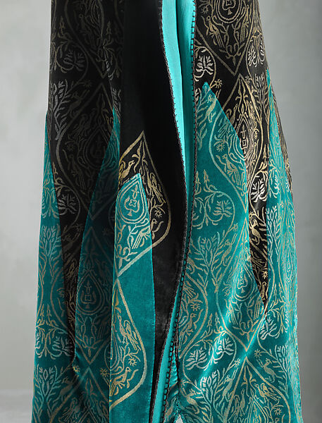 Tea gown, Maria Monaci Gallenga (Italian, Rome 1880–1944 Umbria), silk, glass, Italian
