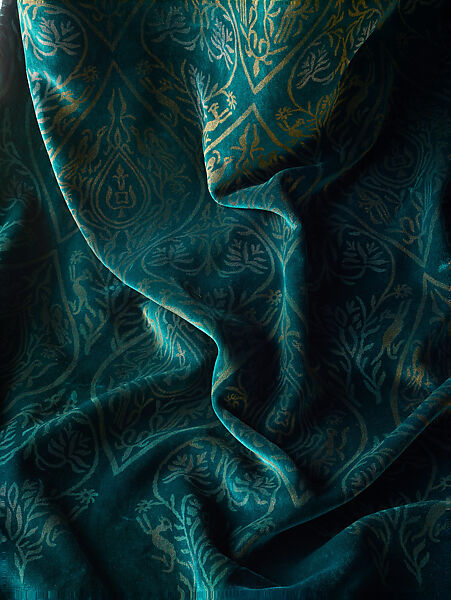 Tea gown, Maria Monaci Gallenga (Italian, Rome 1880–1944 Umbria), silk, glass, Italian