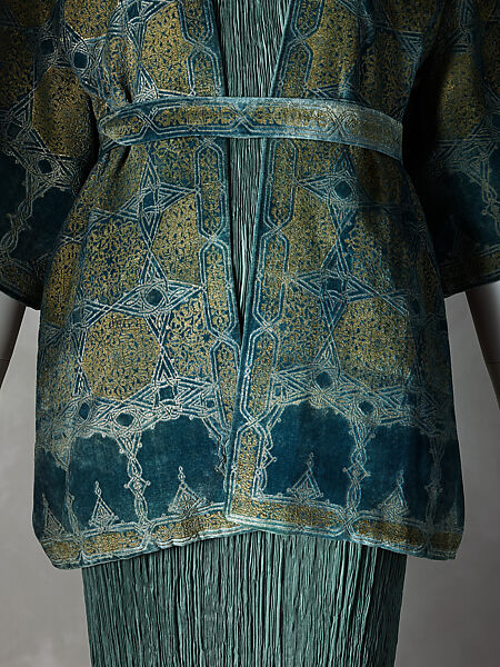 Jacket, Fortuny (Italian, founded 1906), silk, silk/cotton, Italian