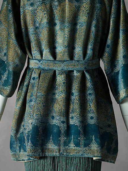 Jacket, Fortuny (Italian, founded 1906), silk, silk/cotton, Italian