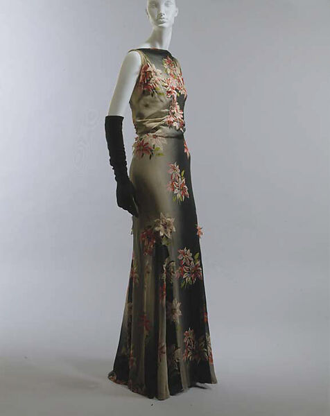 Evening dress, House of Chanel (French, founded 1910), silk, French