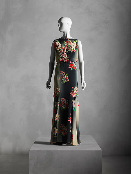 Evening dress, House of Chanel (French, founded 1910), silk, French 