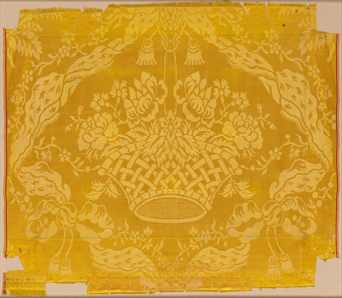 Piece, Silk, woven, Chinese