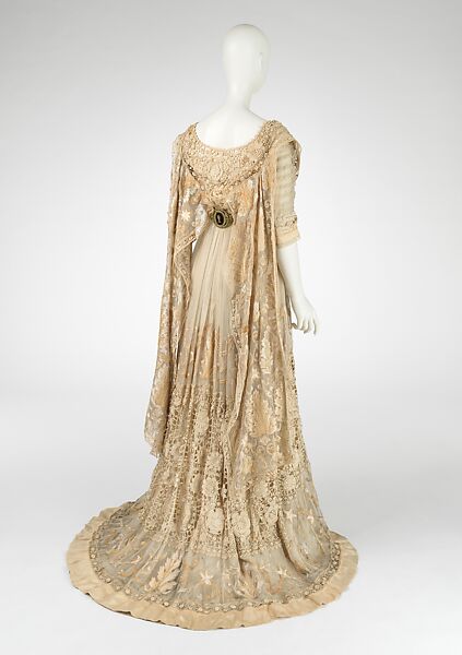 Dress, Callot Soeurs (French, active 1895–1937), silk, cotton, metal, glass, crystal, French