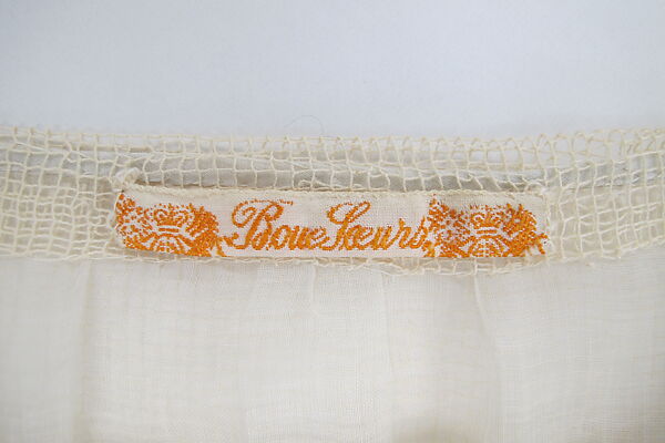 Dress, Boué Soeurs (French, 1897–1957), cotton, French