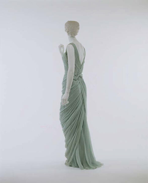 Evening dress, House of Balmain (French, founded 1945), silk, French