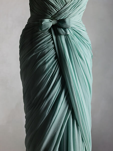 Evening dress, House of Balmain (French, founded 1945), silk, French