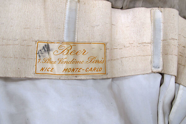 Dress, Beer (French, ca. 1890–1928), silk, metal, crystal, French