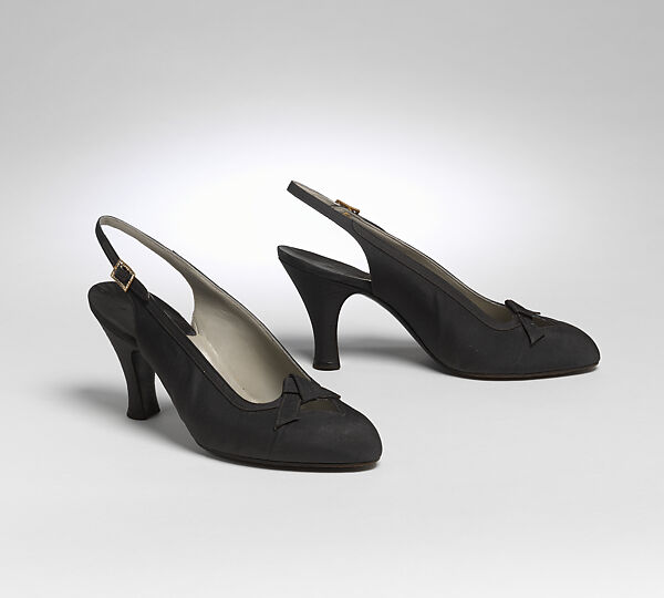 Evening ensemble, House of Balenciaga (French, founded 1937), (a-c) silk; (d, e) silk, leather; (f, g) silk, metal; (h) silk, glass, French