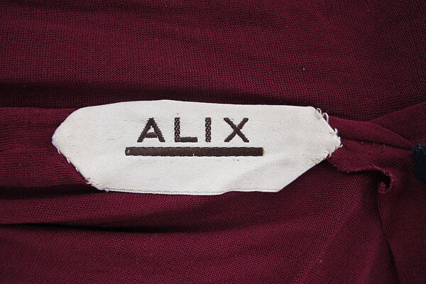 Evening dress, Alix (French, 1934–1942), silk, French