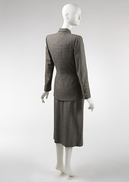 Suit, Gilbert Adrian (American, Naugatuck, Connecticut 1903–1959 Hollywood, California), wool, American