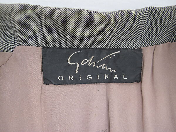 Suit, Gilbert Adrian (American, Naugatuck, Connecticut 1903–1959 Hollywood, California), wool, American