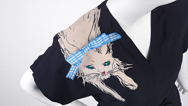 Ensemble, Gilbert Adrian (American, Naugatuck, Connecticut 1903–1959 Hollywood, California), (a, b) rayon, silk, metal, (c) rayon, (d, e) nylon, American