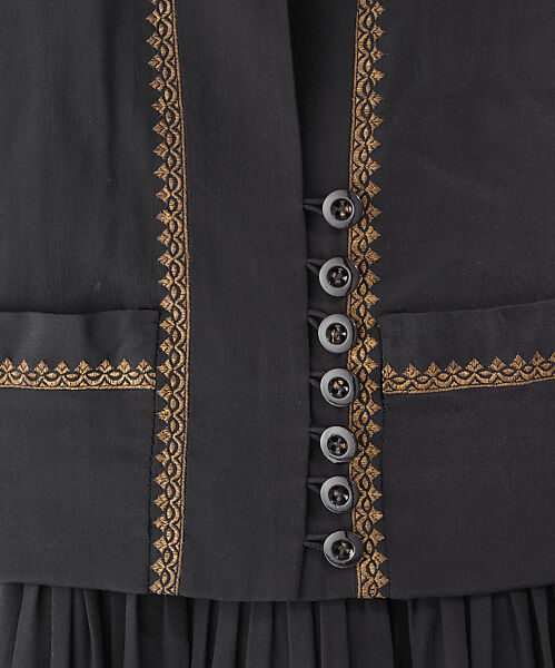 “Pierrot noir pierrette”, House of Lanvin (French, founded 1889), silk, metal, French