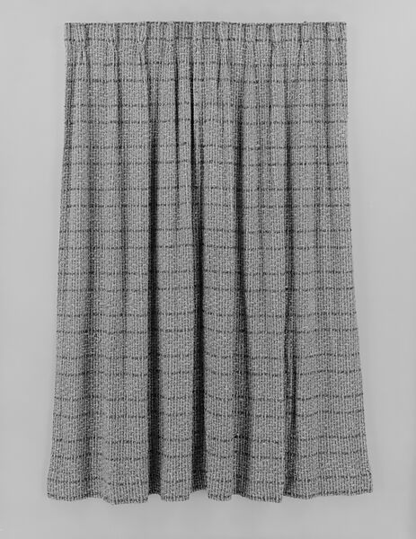 Curtain, Woven rayon and cotton, American
