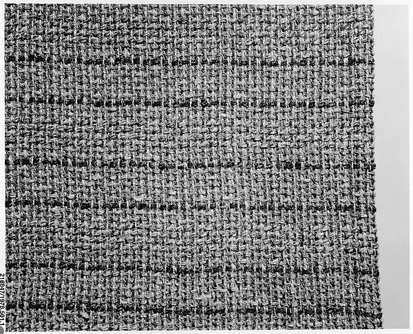 Curtain, Woven rayon and cotton, American