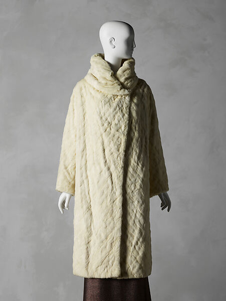 Ensemble, House of Paquin (French, 1891–1956), ermine, French 