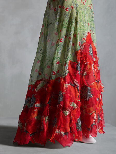 Evening dress, House of Paquin (French, 1891–1956), silk, French